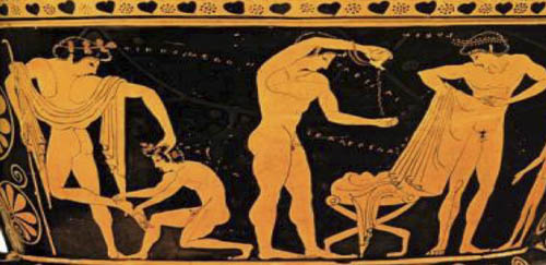 Görög fürdő ábrázolása