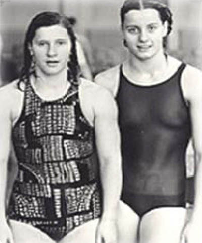 Kornelia Ender NDK úszónő jobbra