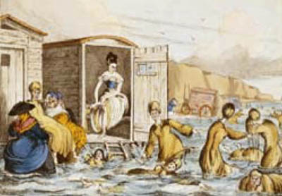 A 18. századi női fürdőöltözék