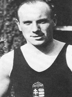 Németh János „Jamesz” a Komjádi Aranycsapat nagy erejű középcsatára. Kétszeres olimpiai bajnok (1932, 1936)