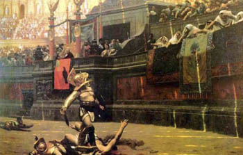 Gladiátorviadal – Róma