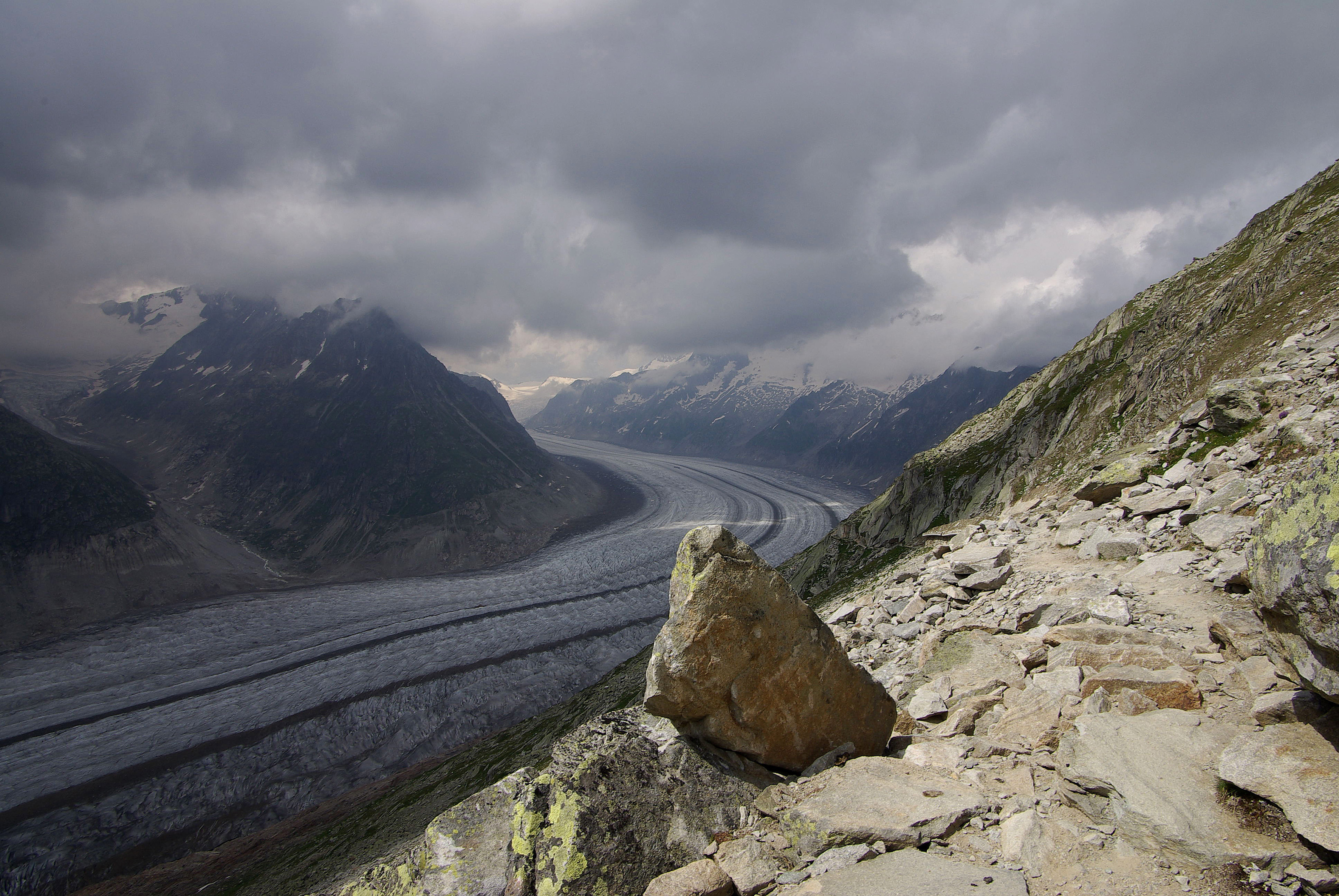 Az Aletsch-gleccser. fotó: Karancsi Zoltán